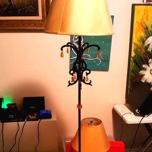 Floor and table lamps set